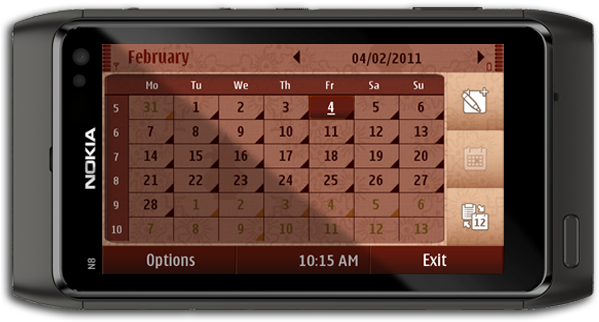 Bal Ganesha - Calendar - Nokia N8 Dark Grey (604x604), Png Download