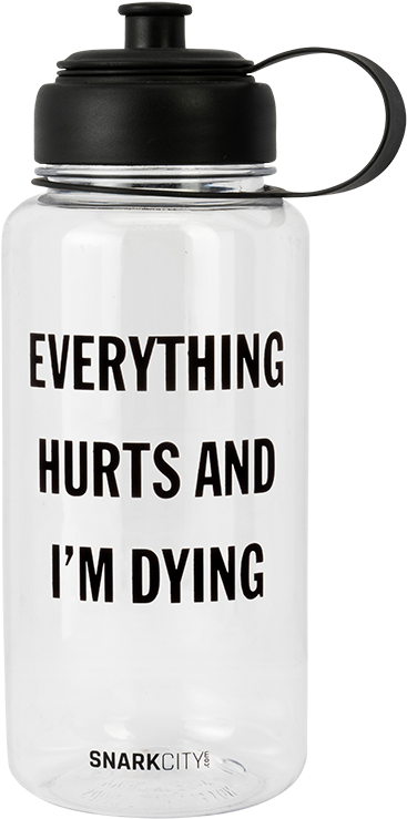 Snarky Water Bottle - Hire A Teenager (600x800), Png Download