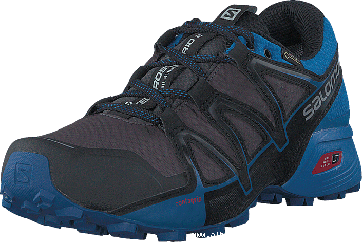 Salomon Speedcross Vario 2 Gtx® Magnet/indigo Bunting/black - Hiking Shoe (705x471), Png Download