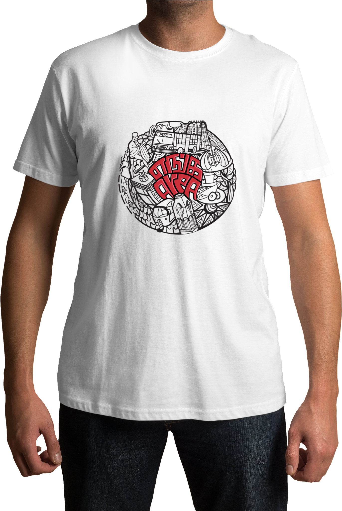 Enga Area T-shirt - Krispy Kreme Supreme (1756x2048), Png Download