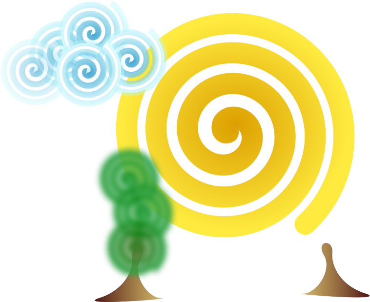 Free Swirl Free Paisaje - Clip Art (800x619), Png Download