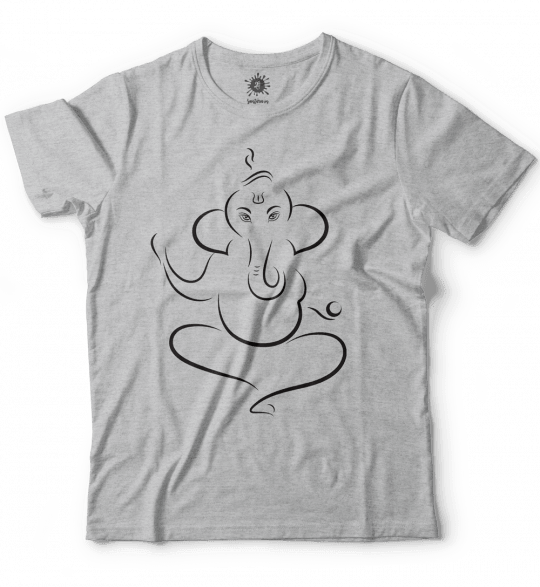 T-shirts - Minimalist Ganesha - Lust For Life Shirt (540x587), Png Download