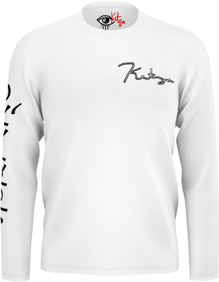 Ganesh White Long-sleeve - Long-sleeved T-shirt (1024x1024), Png Download