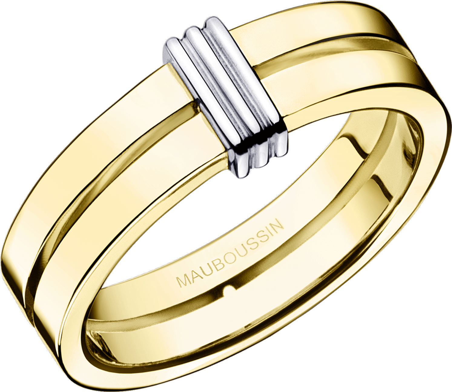 Subtile Eternité Wedding Band, Yellow Gold - Wedding Ring (1800x1800), Png Download