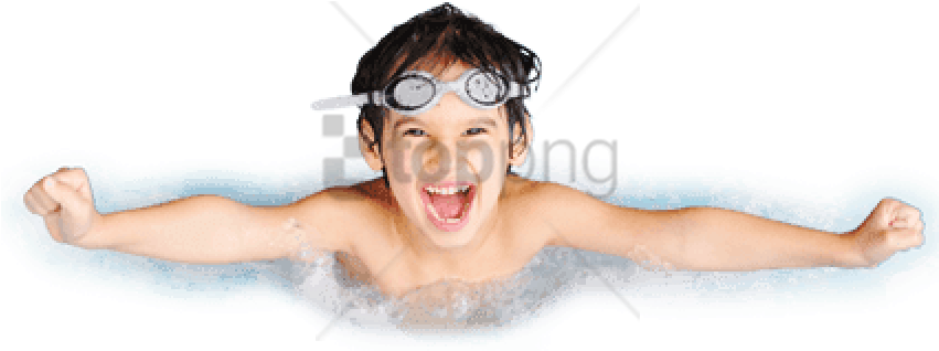 Free Png Download Swimming Kid Png Images Background - Children Swimming Png (850x550), Png Download