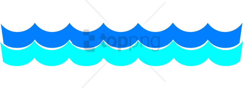 Free Png Download Wave Line Clip Art Png Png Images - Olas De Mar Png (850x425), Png Download
