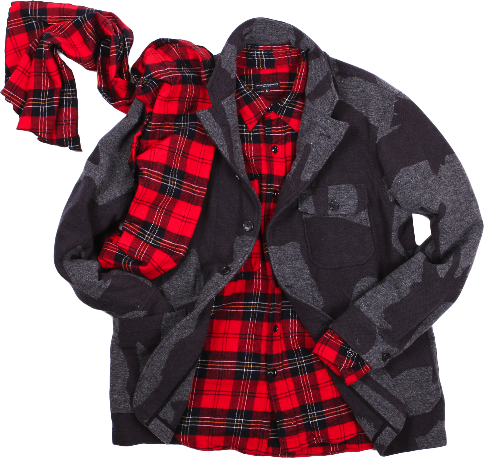Engineered Garments - Tartan (1800x1600), Png Download