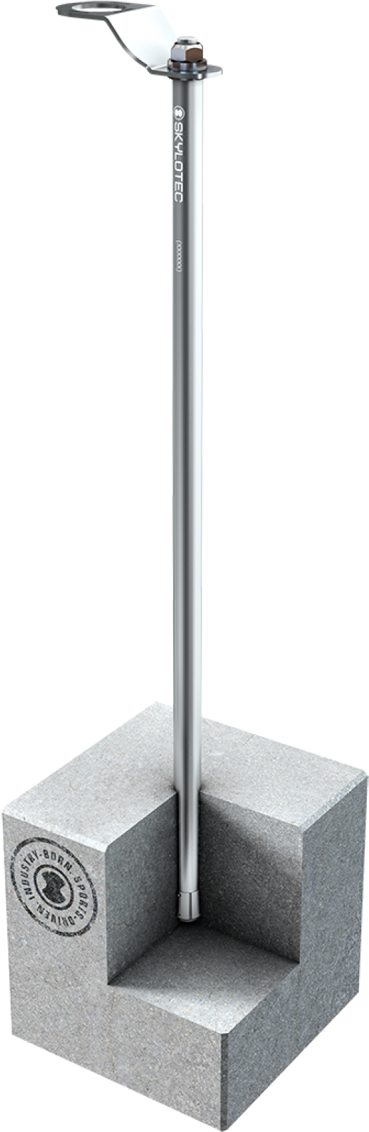 It Is Attached By Knocking It Into The Drilled Ground - Column (1600x1600), Png Download