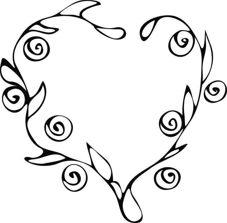Vector, Heart, Figure, Blooming, Roses, Flowers, Love - Corazon De Flores Vector (734x720), Png Download