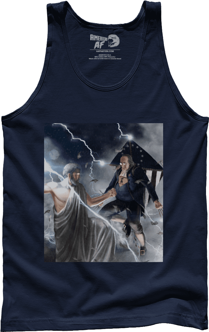 Zeus Ben Franklin Vs - Ben Franklin Vs Zeus (1200x1200), Png Download