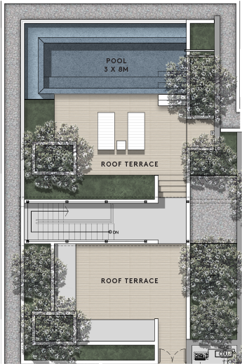 M2-rooftop - Floor Plan (651x650), Png Download