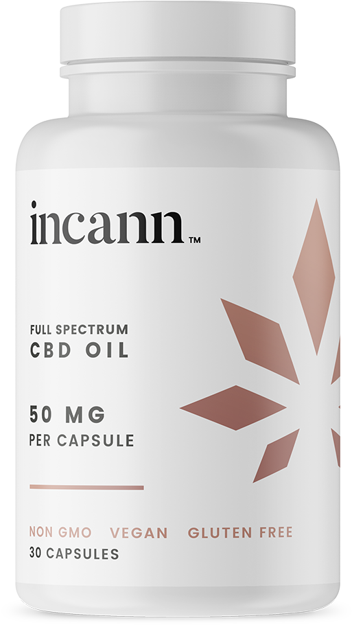 Incann Capsules 50mg - Dietary Supplement (1280x1280), Png Download