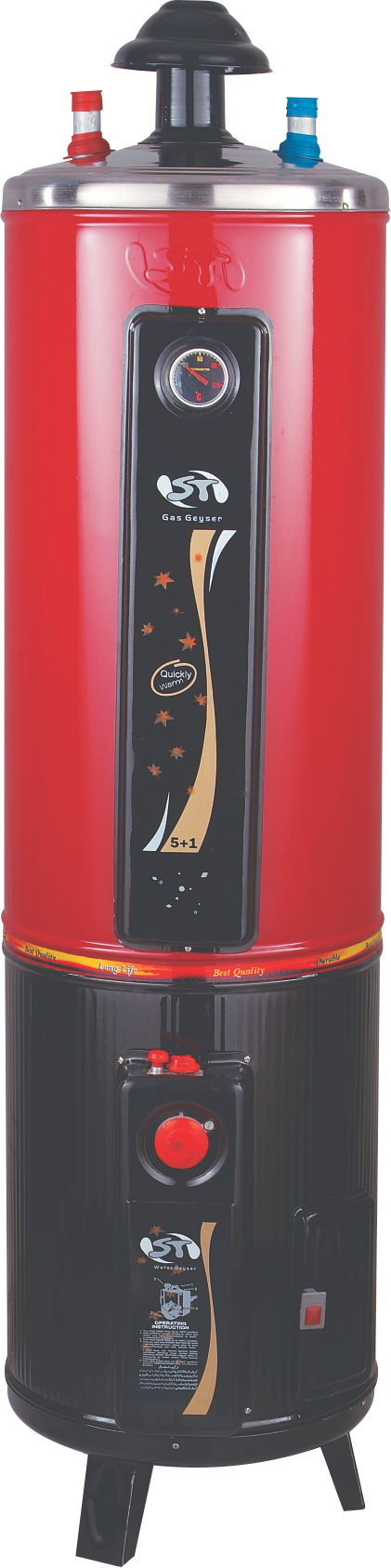 Gas Geyser Png Hd - Geyser Png (421x1686), Png Download