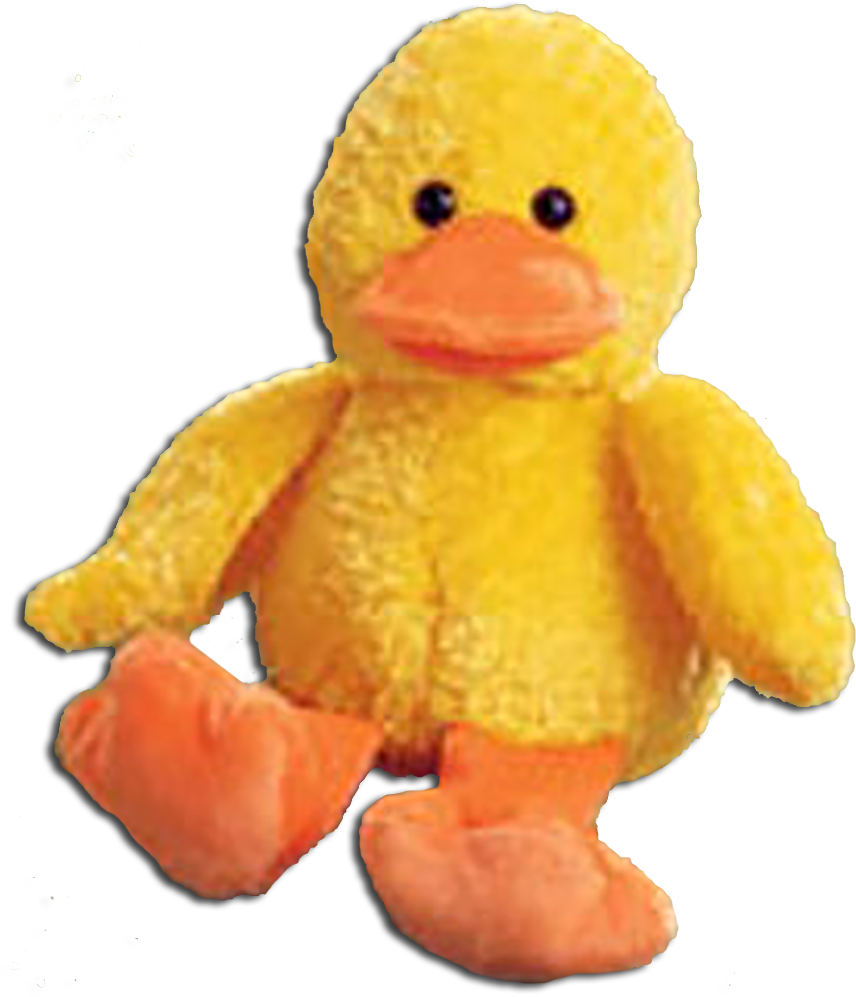 Gund Plush Medium Quacklin Yellow Duck Stuffed Toy - Cuddly Duck Toy (866x1016), Png Download