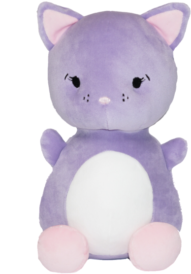 Hug Mees Super Soft Plush Kitty - Stuffed Toy (600x600), Png Download