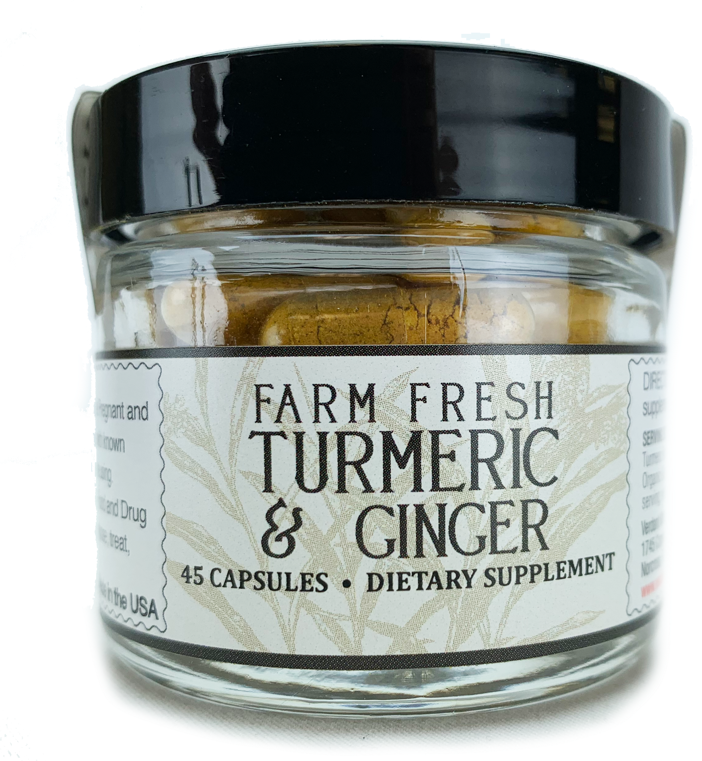 Farm Fresh Turmeric & Ginger Capsules - Cosmetics (2474x2474), Png Download