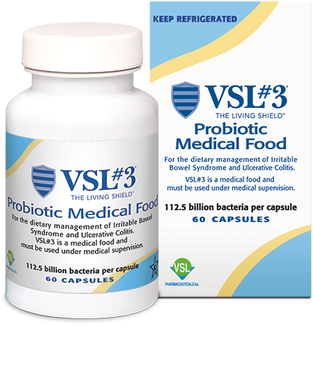 5 Billion Cfu Capsules For Ibs Are Available Online - Vsl 3 (618x626), Png Download