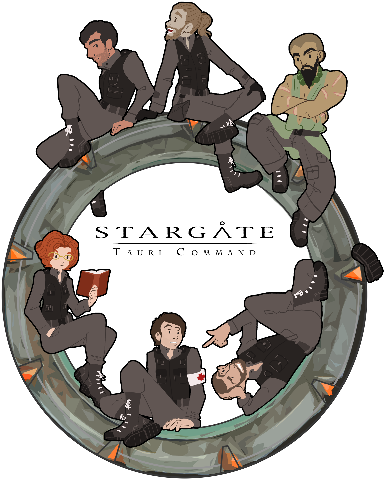 [oc] For A Friend's Stargate Tabletop Game - Cartoon (2000x2000), Png Download