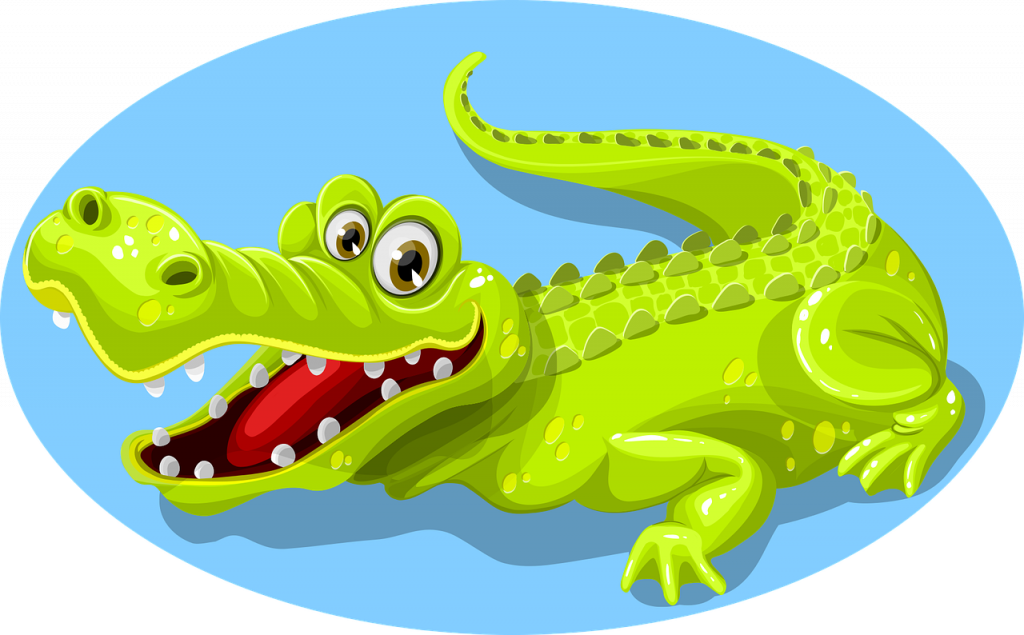 3 Scams Croc - Crocodile Clip Art (1024x635), Png Download
