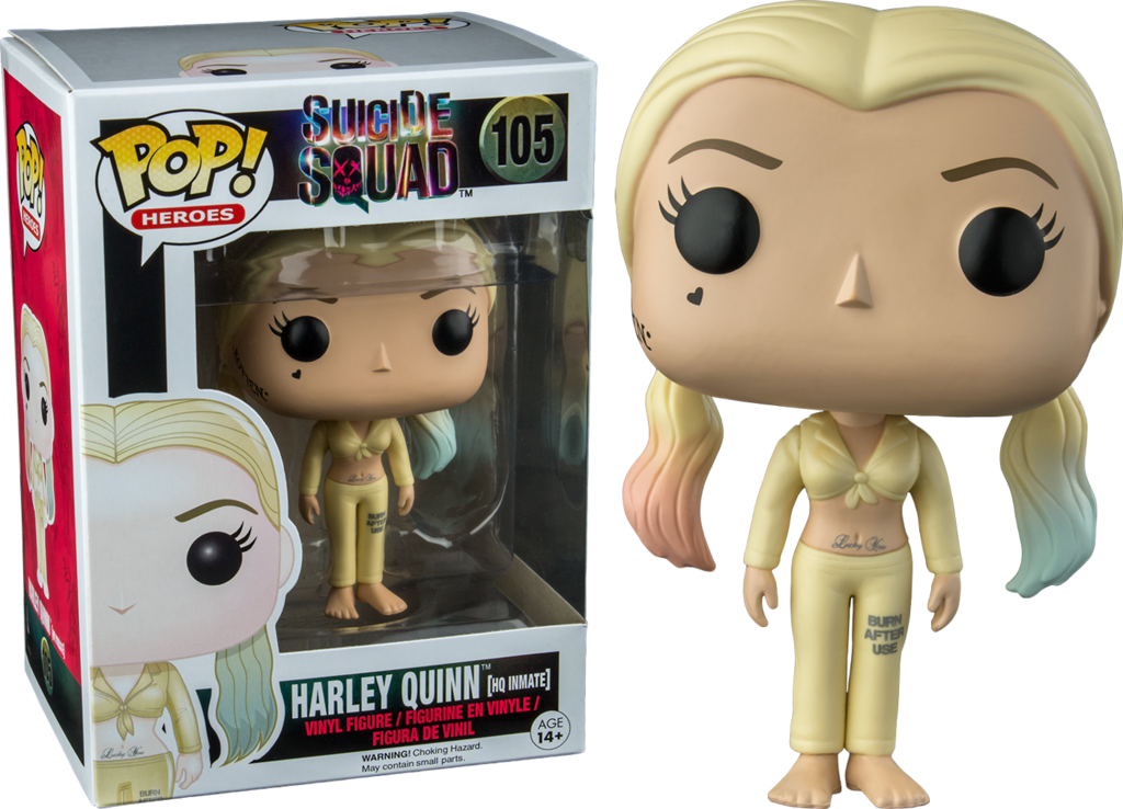 Inmate Harley Quinn Pop Vinyl Figure - Funko Pop Joker Suicide Squad (1024x738), Png Download