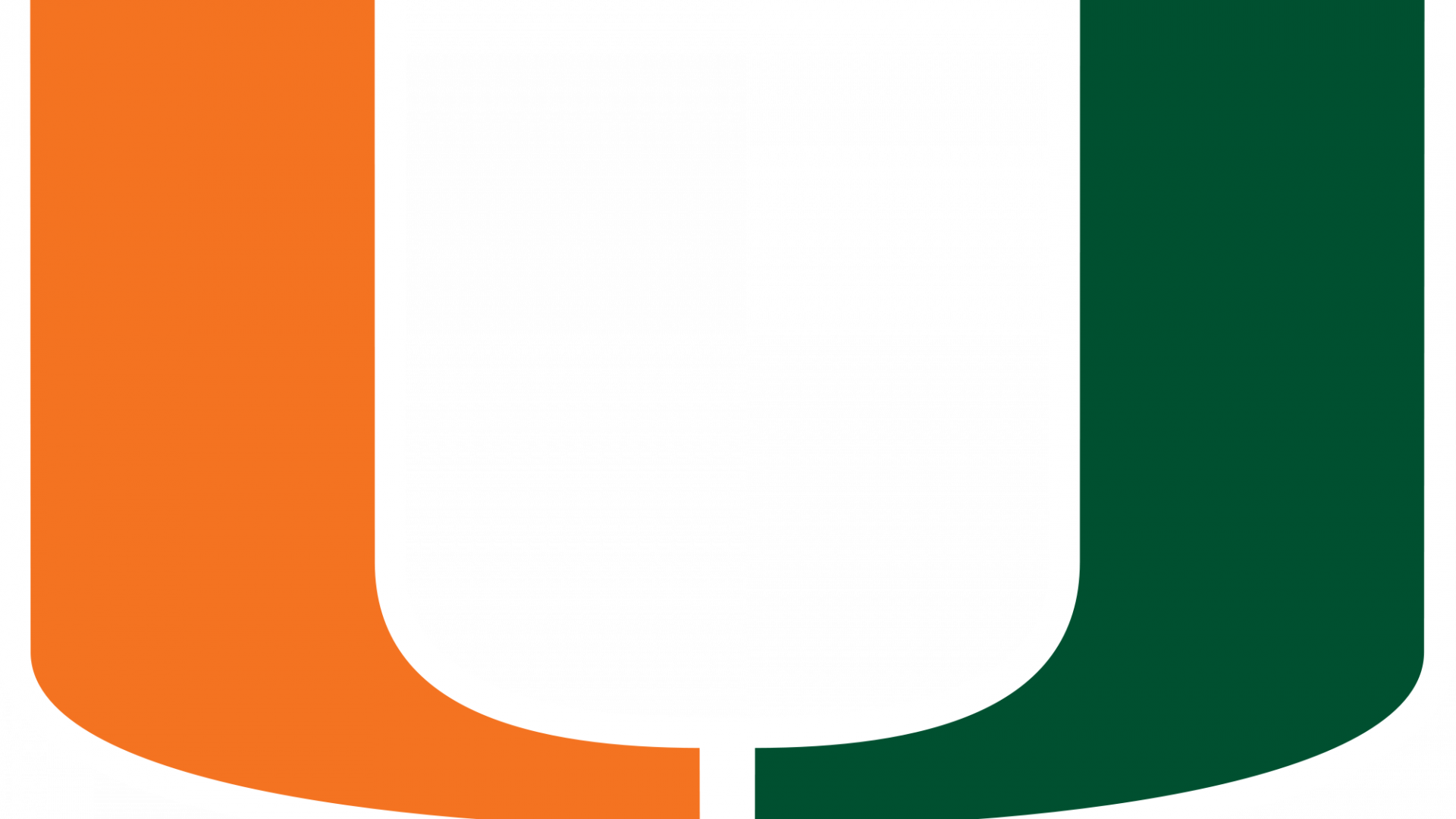 University Of Miami Football Logo (1920x1080), Png Download