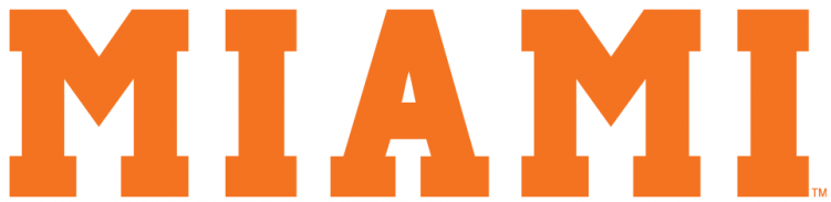 Miami Hurricanes Iron On Stickers And Peel-off Decals - Peach (750x930), Png Download