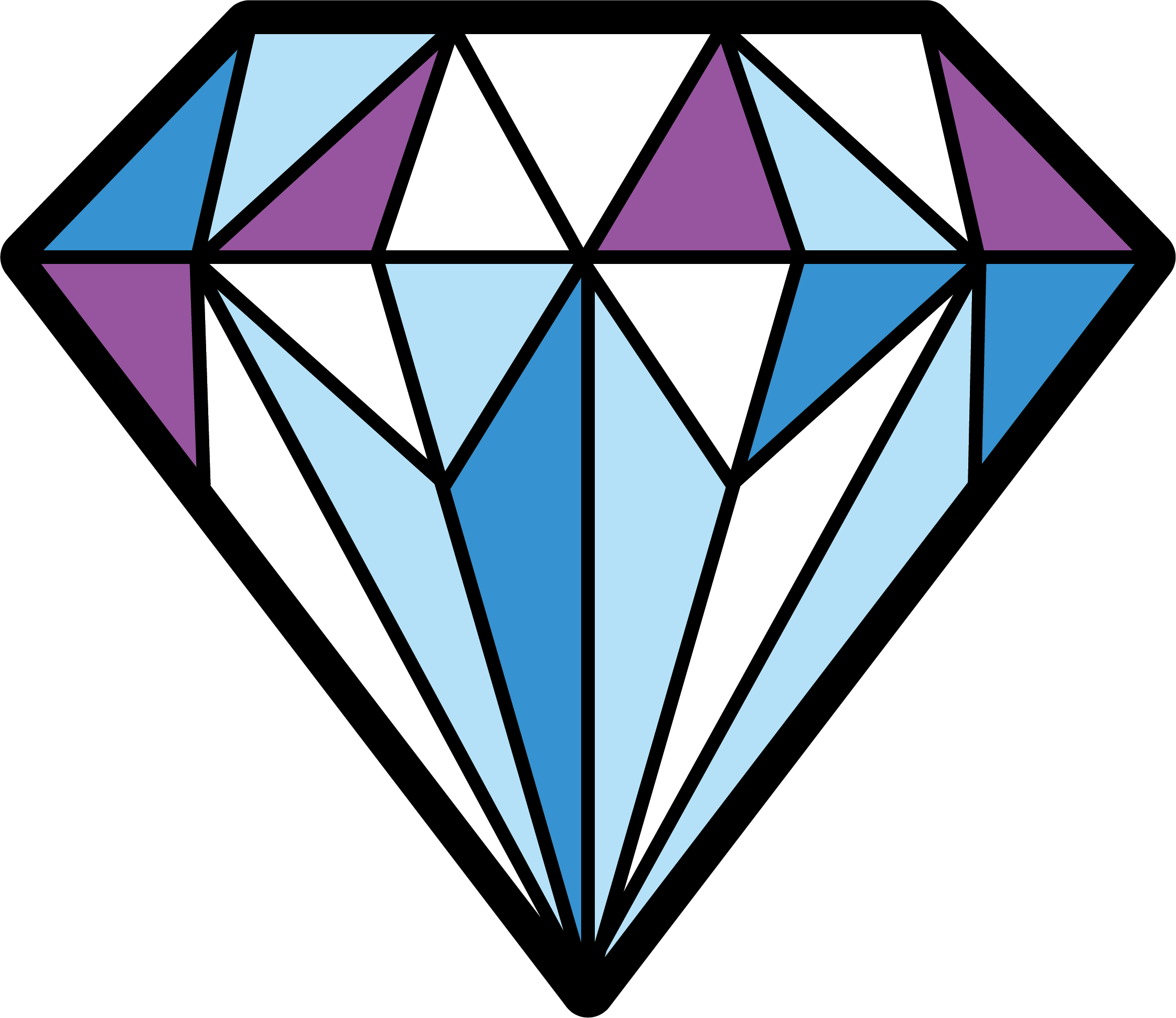 Diamonds Clipart Colorful - Coloured Diamonds Clipart (2242x1940), Png Download