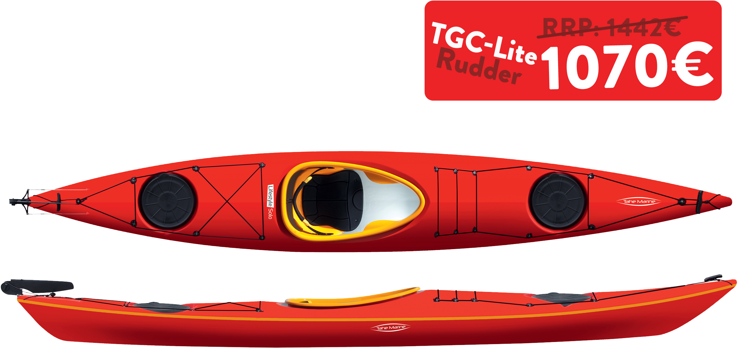 Ls-solo - Sea Kayak (2500x1263), Png Download