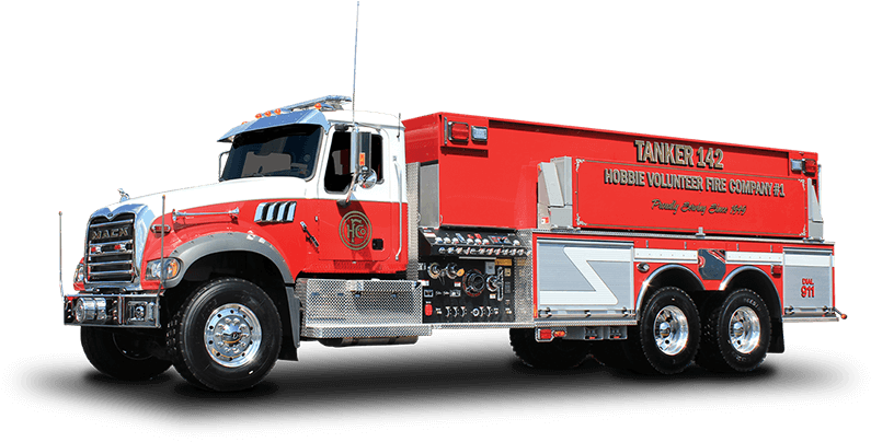 First Priority Emergency Vehicles Kme Fire Tankers - Trailer Truck (1000x445), Png Download