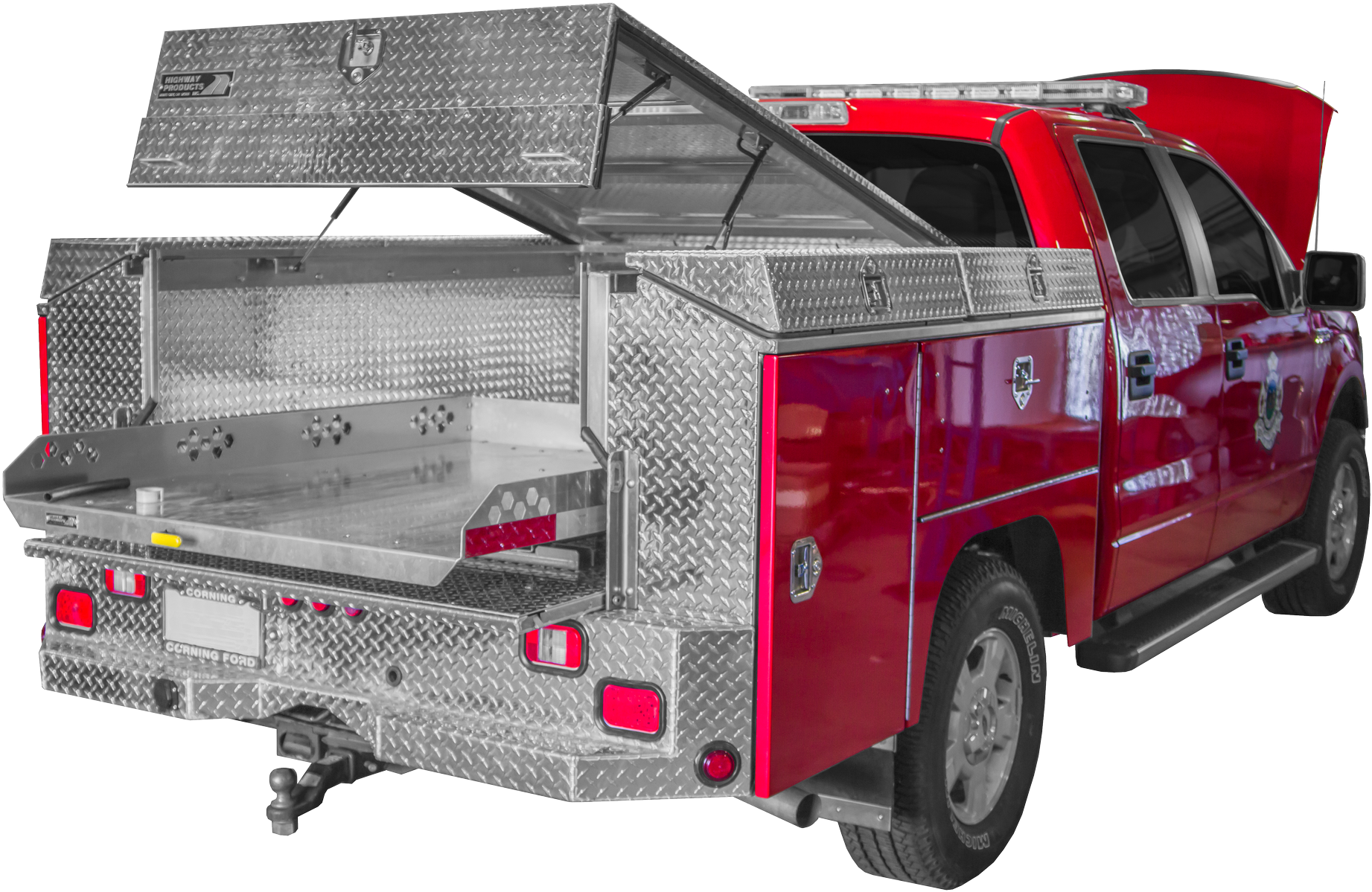 Fire Truck Service Bodies - Ford Super Duty (1920x1280), Png Download