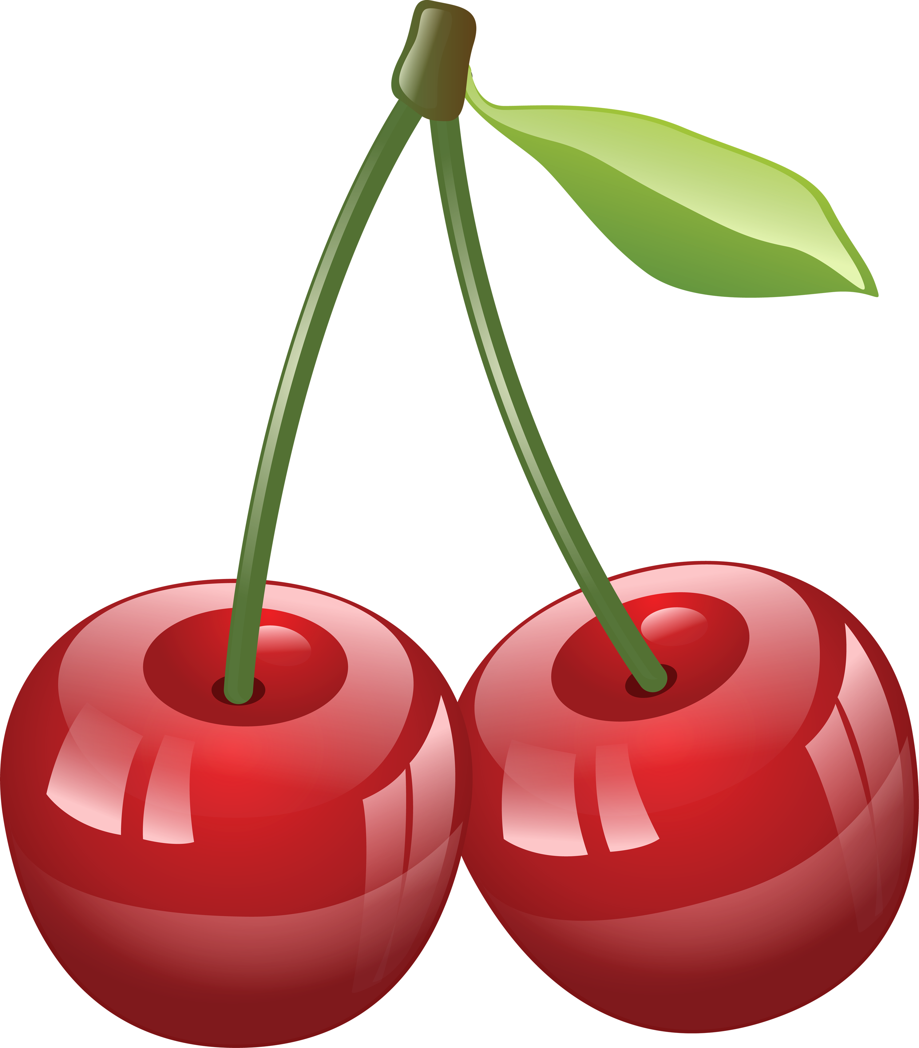 Cherries - Cherry Png (2989x3408), Png Download