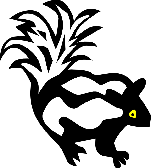 631 X 700 2 - Skunk Native American Symbol (631x700), Png Download