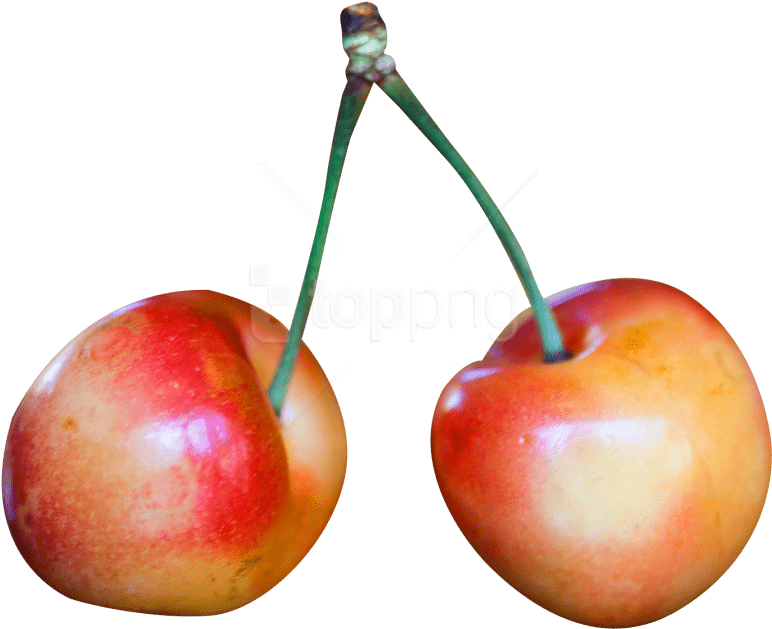 Download Rainier Cherries Png Images Background - Rainier Cherry Png (850x688), Png Download