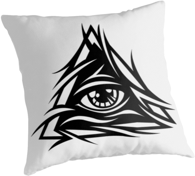 Trippy Simple" Throw Pillows Kibo - Cushion (875x875), Png Download