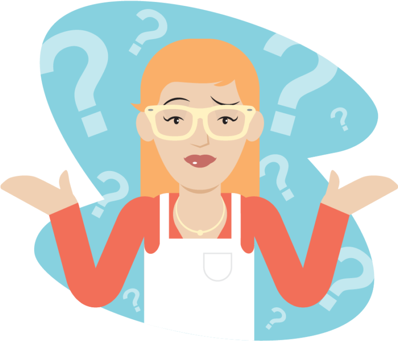Download So Maybe It's Time To Consider Doing Things In Reverse - Confused Girl Cartoon Png PNG Image with No Background Download So Maybe It's Time To Consider Doing Things In Reverse - Confused Girl Cartoon Png PNG Image with No Background