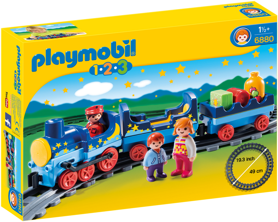 Night Train With Track - Playmobil Night Train (1280x896), Png Download