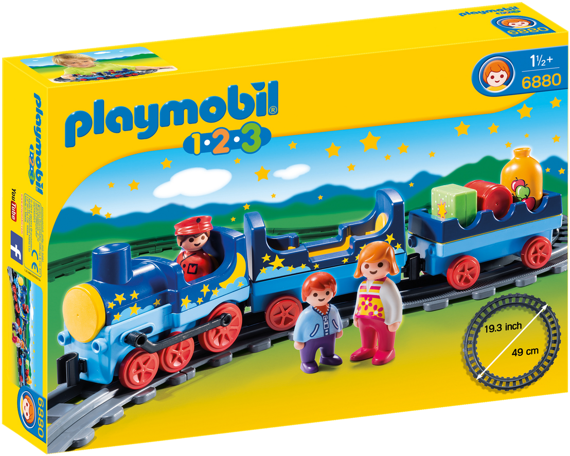 Download Night Train With Track Playmobil Night Train PNG Image with No Background