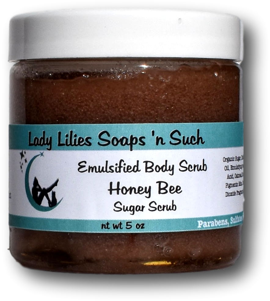 Honey Bee Sugar Scrub - Bison (1475x1475), Png Download