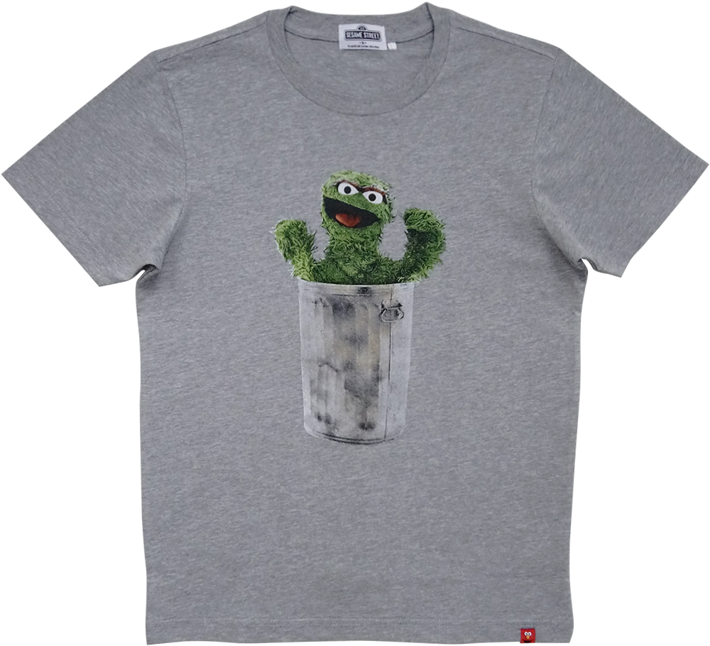 Sesame Street Graphic T-shirt - Cactus (1024x1024), Png Download