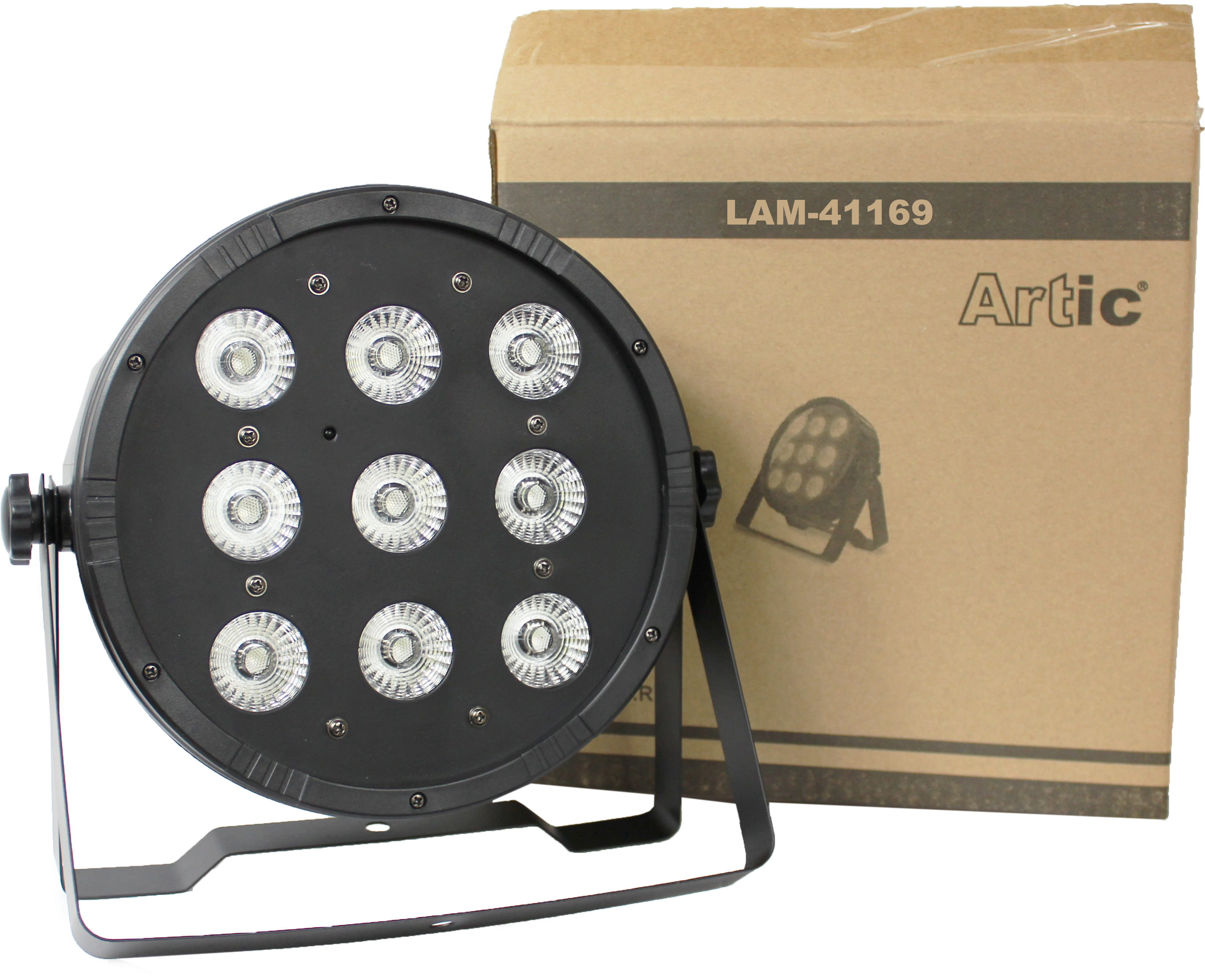 Lam 41169 Stage Lighting Led 9pcs X Rgbw - Floodlight (3385x2696), Png Download