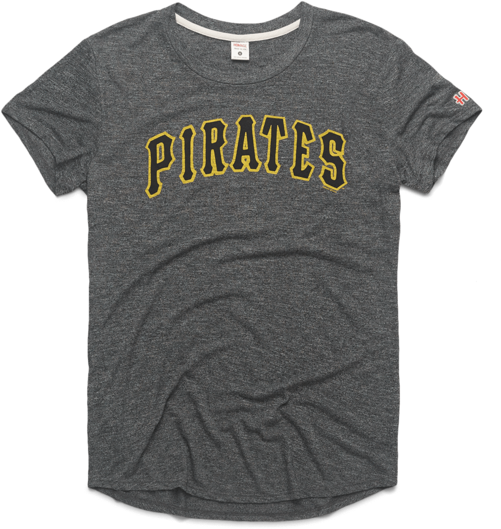 Women's Pittsburgh Pirates Arch Easy Tee - Active Shirt (1600x1600), Png Download