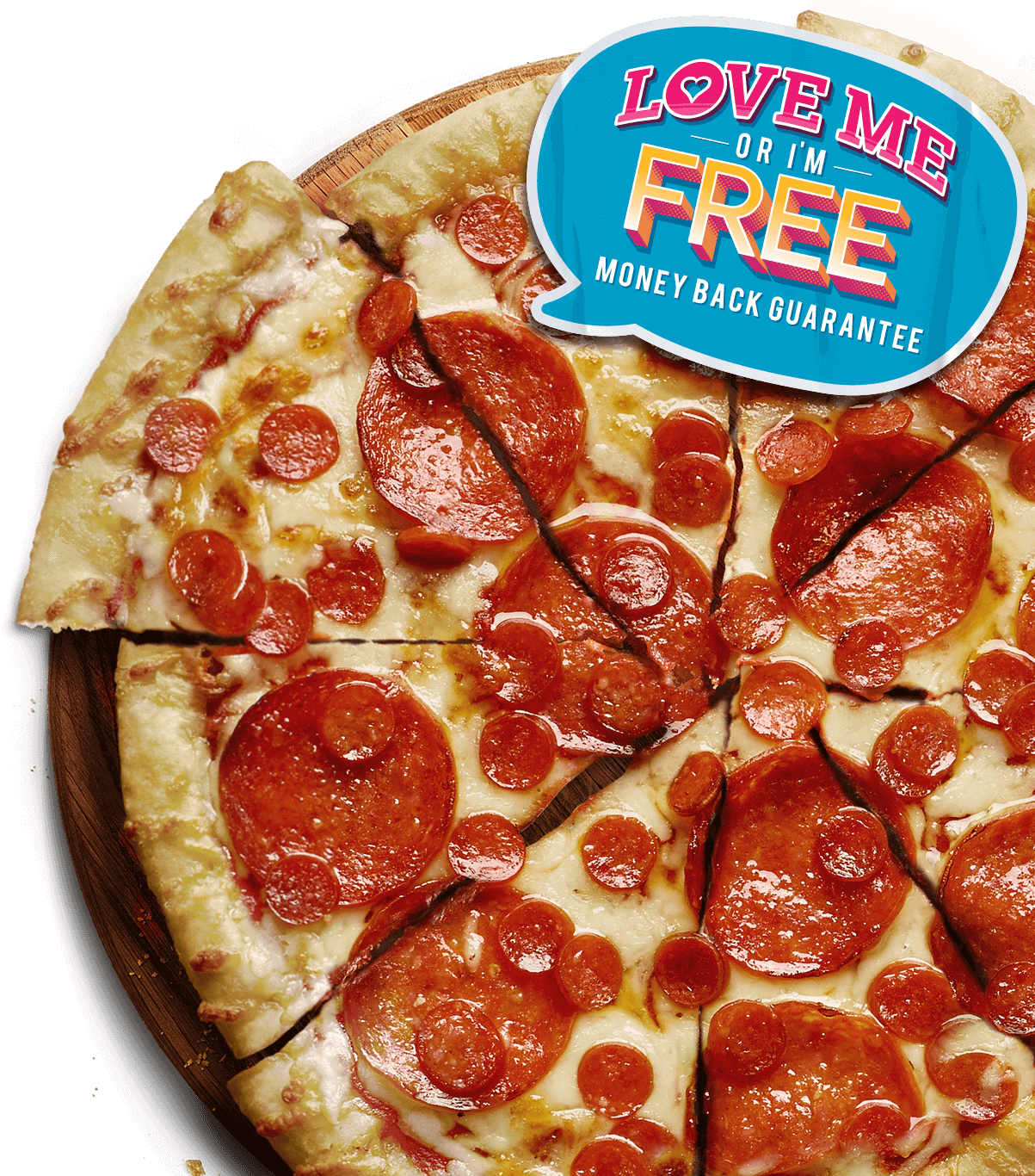 Claim Now - Pizza Money Back (1211x1365), Png Download