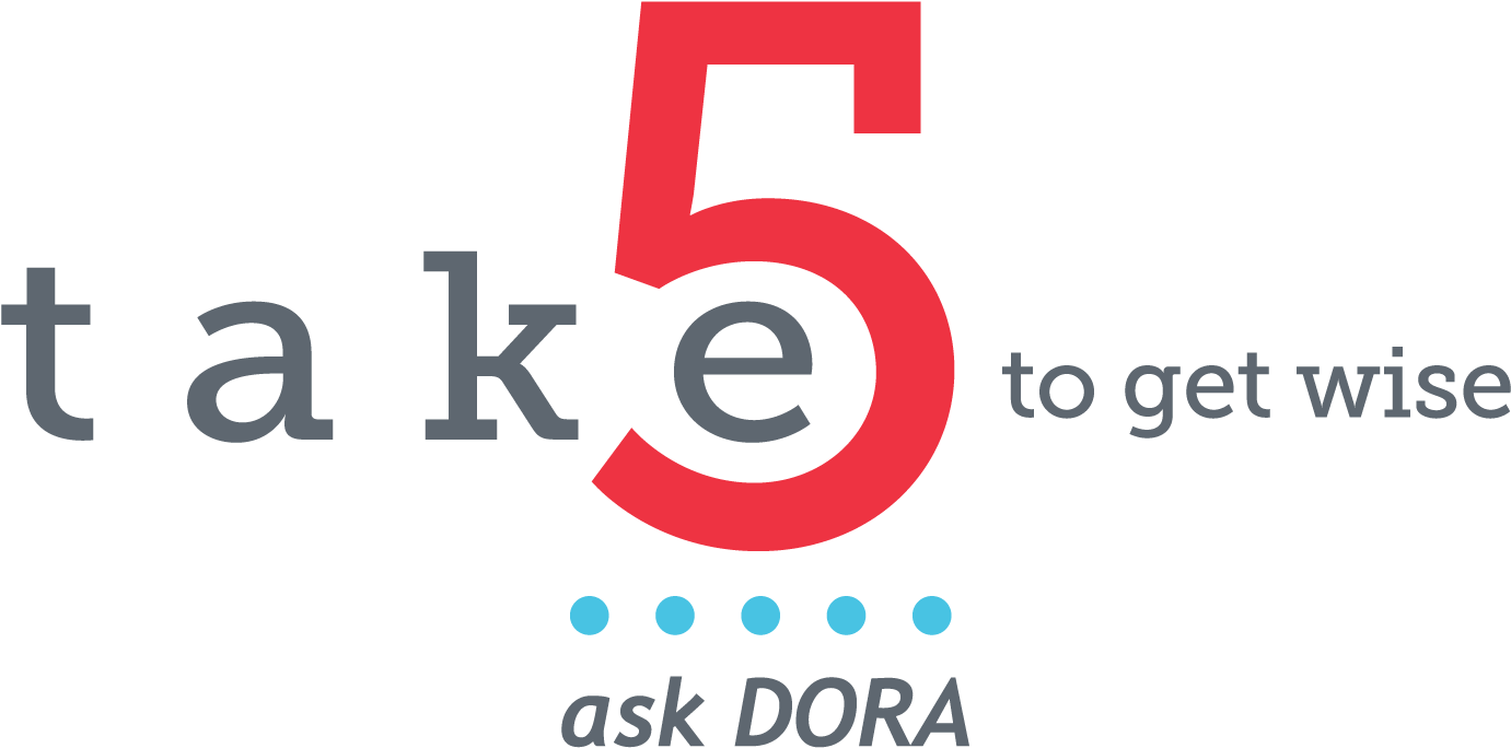 Take 5 To Get Wise - Circle (1532x782), Png Download