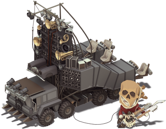 Mad Max Doof Wagon - Scale Model (800x600), Png Download
