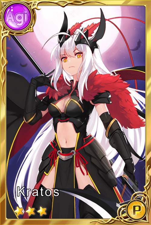 Kratos - Girls X Battle Kratos (500x746), Png Download