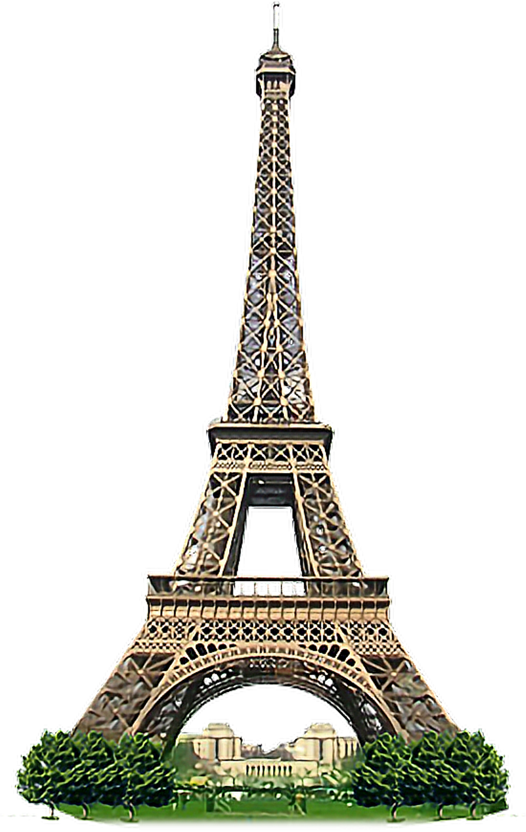 #paris #torre Eiffel - Eiffel Tower (1024x1620), Png Download