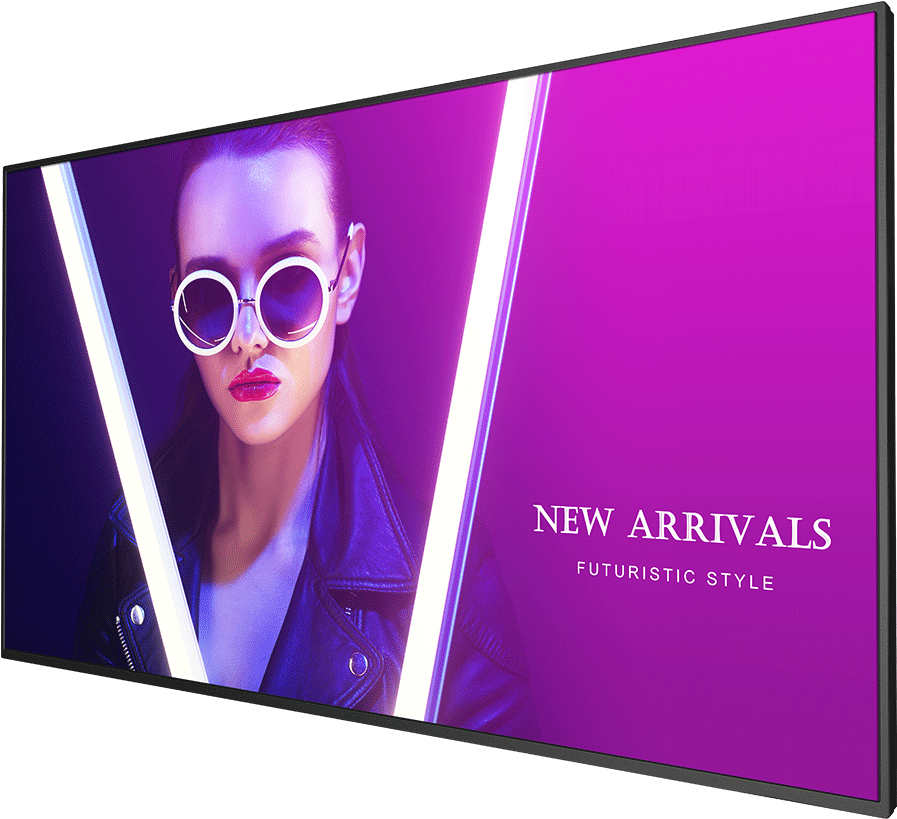 65" Highly Reliable And Versatile Smart Signage - Billboard (1000x1000), Png Download