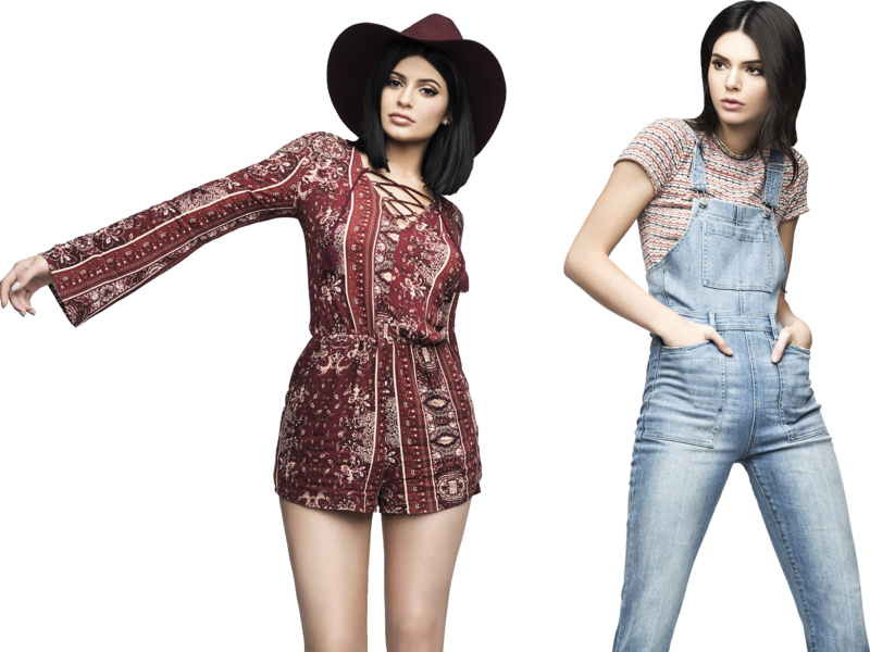 Kendall Kylie Jenner - Kylie And Kendall Transparent (800x600), Png Download