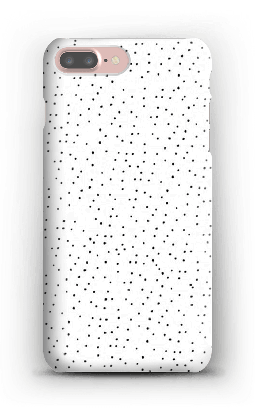 Dots On White Case Iphone 7 Plus - Mobile Phone Case (498x800), Png Download