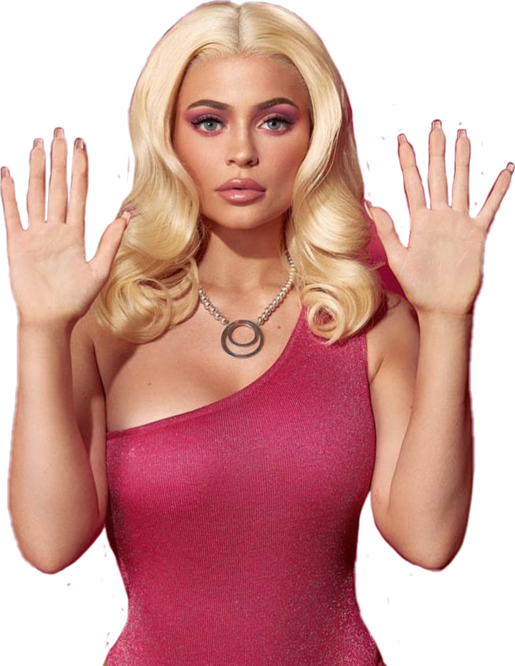 ##kylie #kyliejenner #jenner #kyliejenneredit #kyliecosmetics - Kylie Jenner As Barbie (1024x1323), Png Download